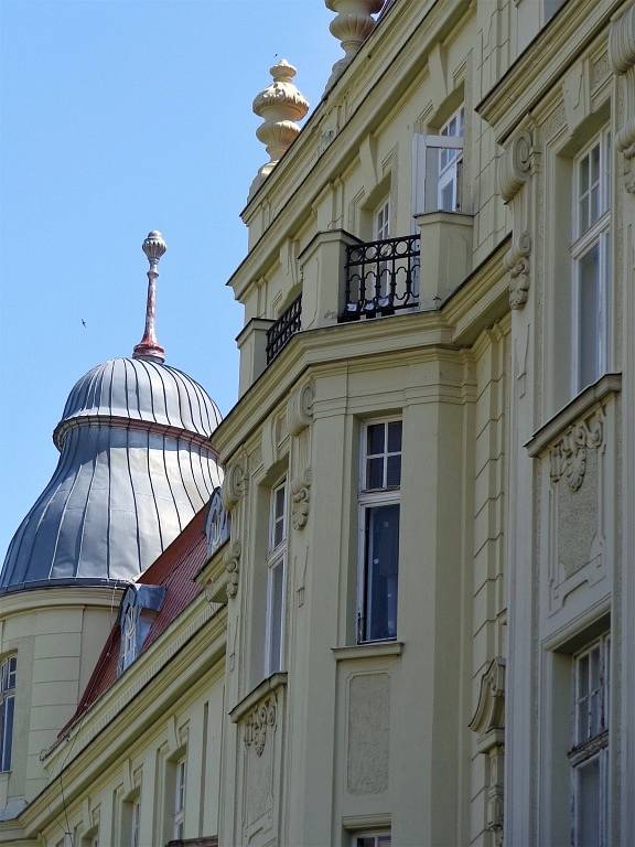 Očkovací centrum Slezské nemocnice v Opavě v budově Slezské univerzity na Bezručově náměstí.