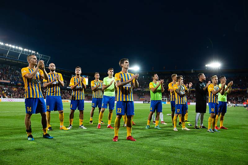 Zápas 1. kola FORTUNA:LIGY mezi AC Sparta Praha a SFC Opava 21. července 2018 v Generali areně v Praze.