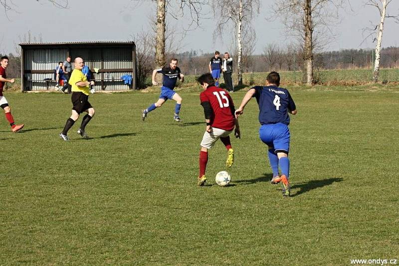 Březová - Vřesina 1:1, sobota 28. dubna 2018