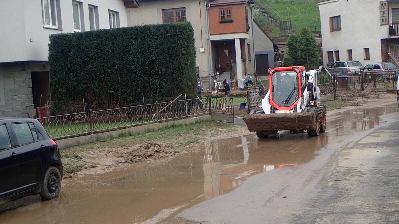 Bleskové povodně na Opavsku.