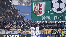 Utkání 15. kola první fotbalové ligy: SFC Opava - FC Baník Ostrava.