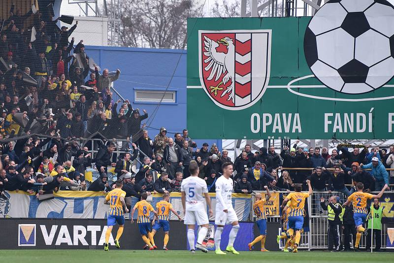 Utkání 15. kola první fotbalové ligy: SFC Opava - FC Baník Ostrava.