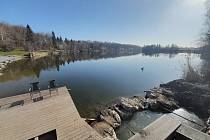 Revitalizace Stříbrného jezera v Opavě. 13. dubna 2022, Opava.