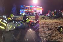 Dopravní nehoda Opava, 31. července 2021, zásah hasičů.