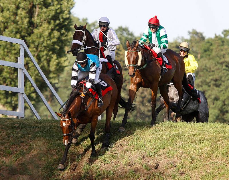 Talent s Marcelem Novákem zvítězili v II. kvalifikaci na 132. Velkou pardubickou se Slavia pojišťovnou na pardubickém dostihovém závodišti.