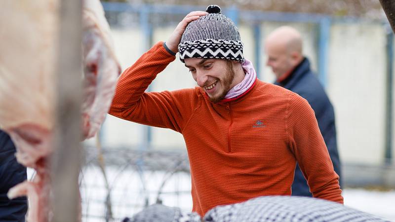 Marek Elek v hlavní roli při zabíjačce k ukončení podzimní části sezony v Opavě.