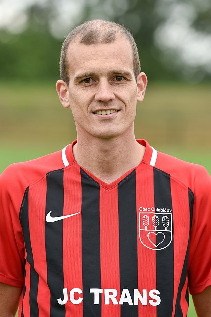 Fotbalový klub SK Viktorie Chlebičov, 9. června 2020 v Chlebičově. Lukáš Kužel, střední záložník.