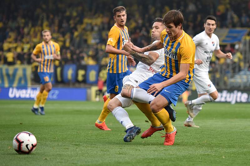 Utkání 15. kola první fotbalové ligy: SFC Opava - FC Baník Ostrava.