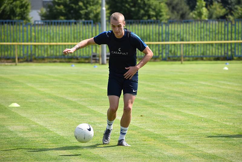 Fotbalisté Opavy začali přípravu. Foto: Eliška Žídková/SFC