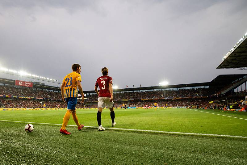 Zápas 1. kola FORTUNA:LIGY mezi AC Sparta Praha a SFC Opava 21. července 2018 v Generali areně v Praze.