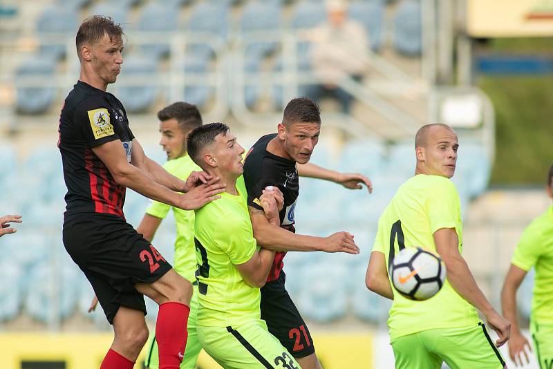 Přípravný zápas SFC Opava - MŠK Žilina 23. června 2018. David Puškáč, Václav Juřena - o.