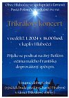 Pozvánka na Tříkrálový koncert v Hlubočci.