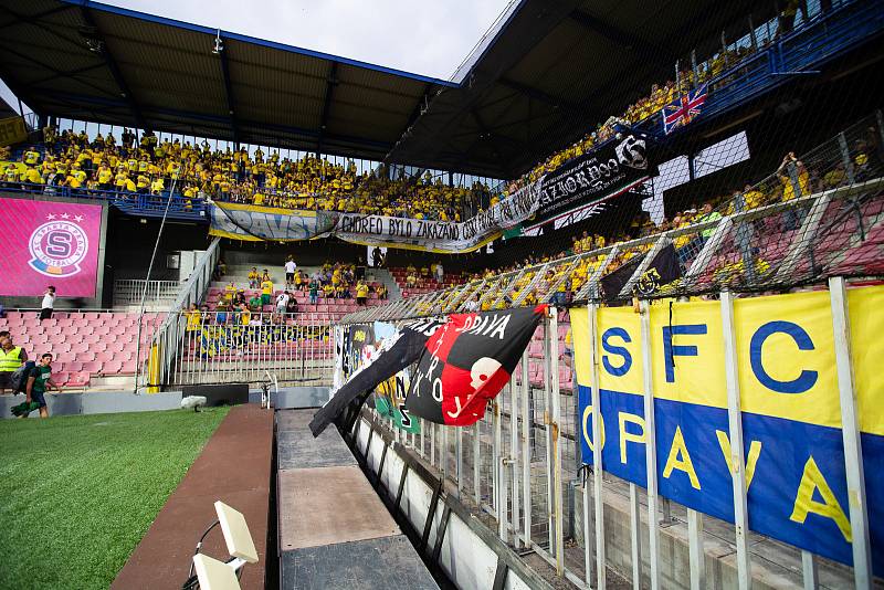 Zápas 1. kola FORTUNA:LIGY mezi AC Sparta Praha a SFC Opava 21. července 2018 v Generali areně v Praze.