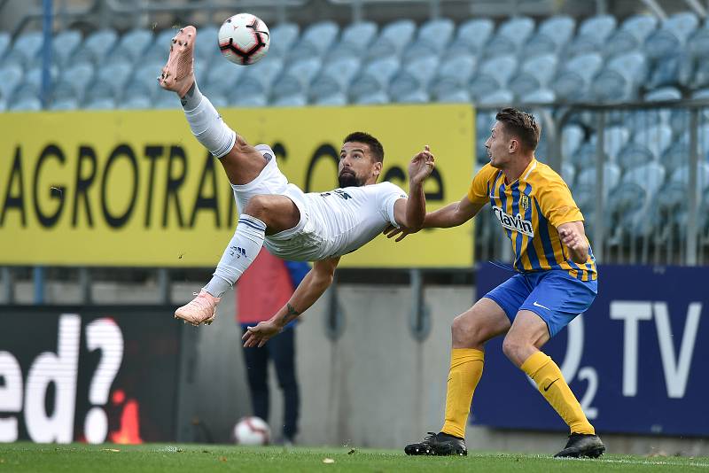 Zápas 15. kola fotbalové FORTUNA:LIGY mezi SFC Opava a FC Baník Ostrava.