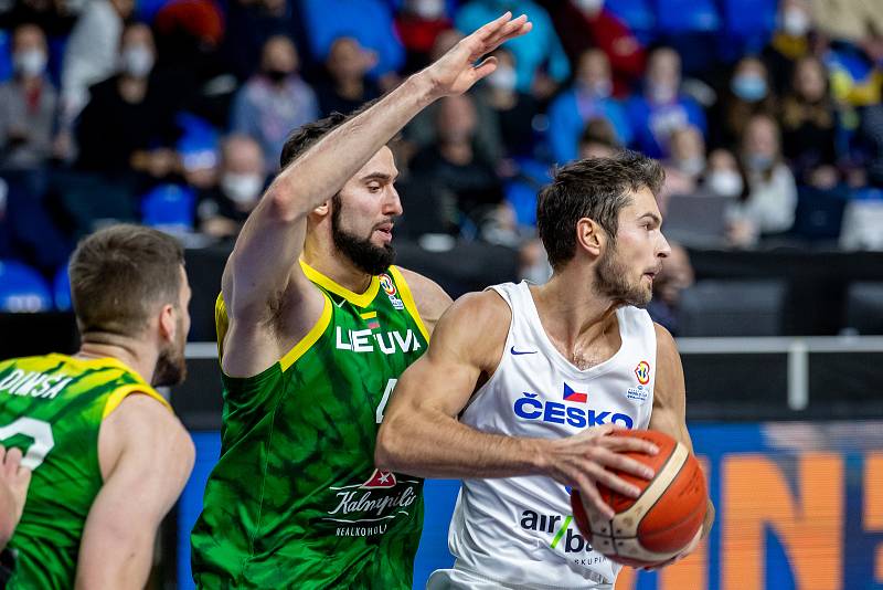 Kvalifikace basketbalistů o postup na mistrovství světa 2023 - skupina F: ČR - Litva, listopad 2021.