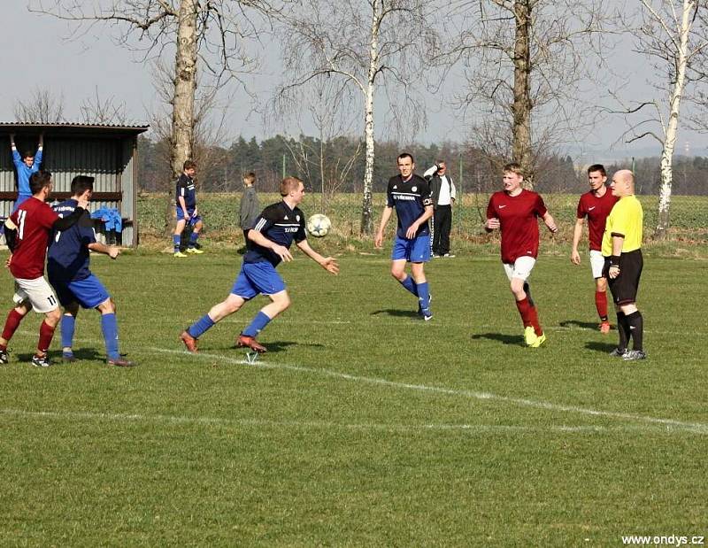 Březová - Vřesina 1:1, sobota 28. dubna 2018