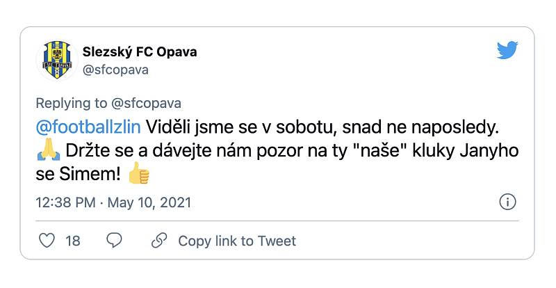 Fotbalová Opava se svým soupeři stylově rozloučila