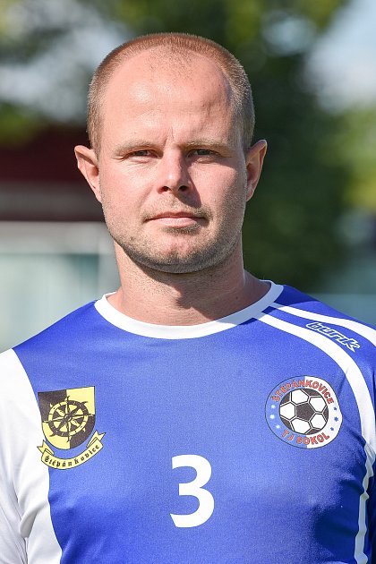 Fotbalový klub TJ Sokol Štěpánkovice, 30. června 2020. Dalibor Mosler, obránce