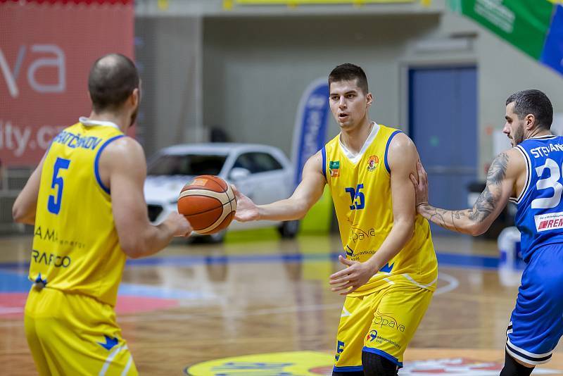 BK Opava - USK Praha, 6. kolo basketbalové Kooperativa NBL, 30. října 2019.