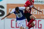 FORTUNA:LIGA Mladá Boleslav – SFC Opava 6:1 (3:1), na snímku Jaroslav Diviš (FK Mladá Boleslav) a Matěj Helebrand (SFC Opava).