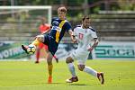 Zápas 29. kola Fortuna národní ligy (FNL) mezi FK Hradec Králové a SFC Opava na stadionu v Hradci Králové 20. května 2018. Dominik Simerský - o.