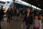 Křest nového vlaku s názvem InterCity Opava, kterým se ze slezské metropole do Prahy dostanete bez tradičního přestupu na ostravském Svinově.