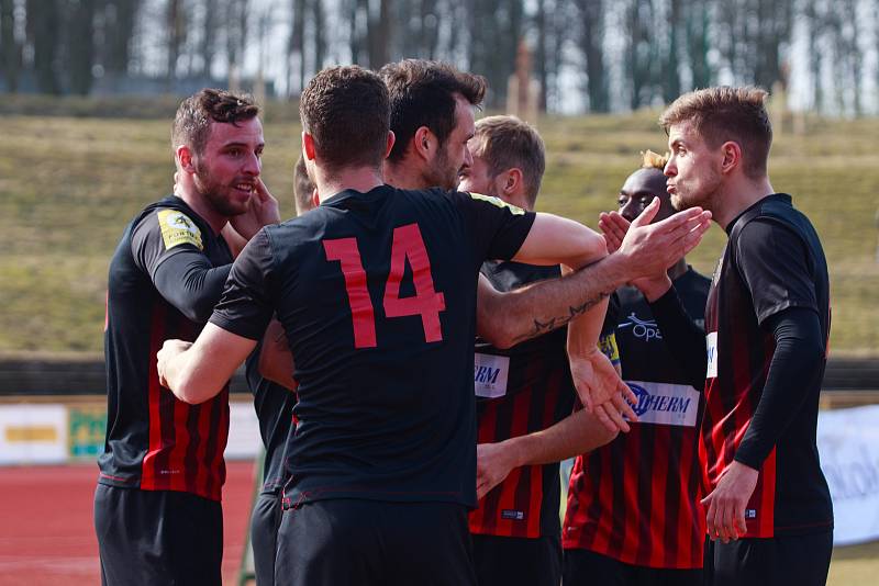 Sokolov - Utkání 18. kola Fotbalové národní ligy FK Baník Sokolov - SFC Opava.
