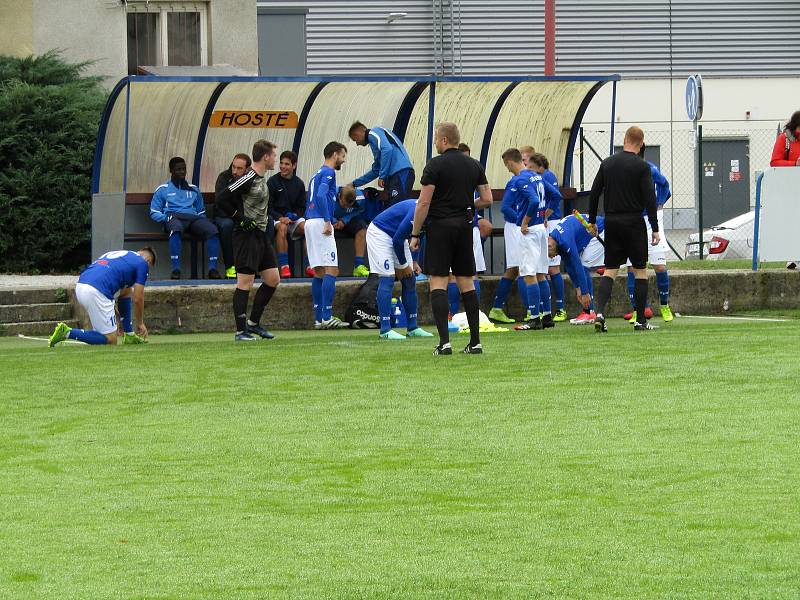 Dolní Benešov dal venku tři góly, přesto nebodoval. Foto: Petr Krömer