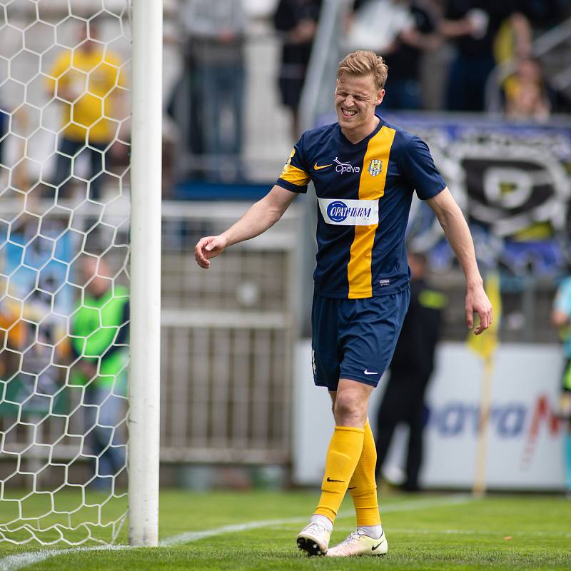 Zápas 22. kola Fortuna národní ligy mezi SFC Opava a FK Fotbal Třinec.