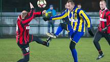 Vánoční utkání SFC - stará garda Slezského FC vs. výběr mládežnických trenérů klubu.