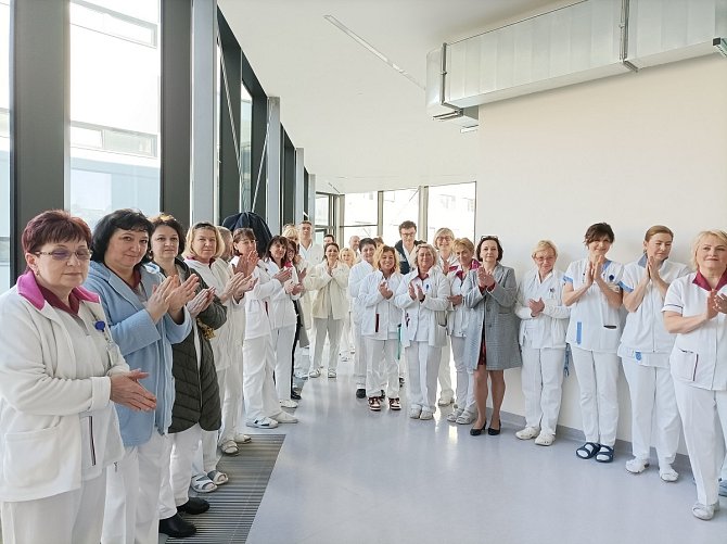 Otevření nové neurologie v opavské Slezské nemocnici.