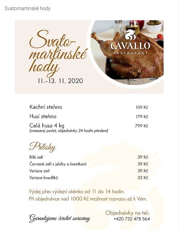 Cavallo restaurant, Opava.