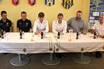 Tisková konference Slezského FC Opava před zahájením podzimní části sezony 2017/18.