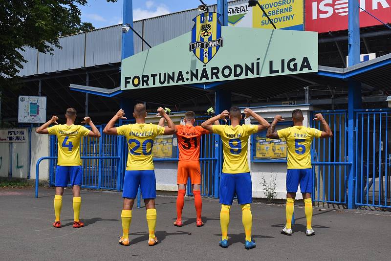 Slezský FC Opava představil nové dresy. 