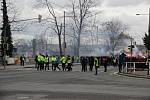 Padesát zadržených fanoušků a další, kteří utrpěli zranění. I takto dopadlo derby mezi Slezským FC a ostravským Baníkem, jež hosté vyhráli 1:0.