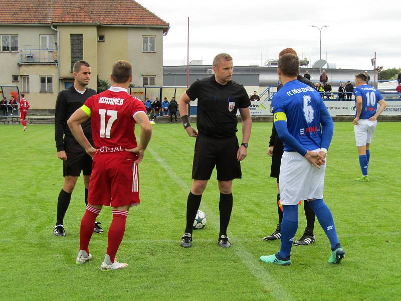 Dolní Benešov dal venku tři góly, přesto nebodoval. Foto: Petr Krömer