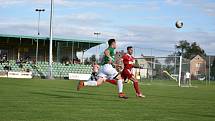 Fotbalisté Hučína porazili Velké Meziříčí. Foto. Štěpánka Czyžová