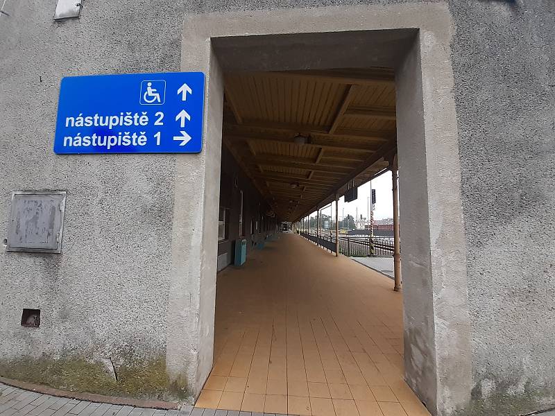 Rekonstrukce nádraží Opava západ. Opava, 20. září 2021.