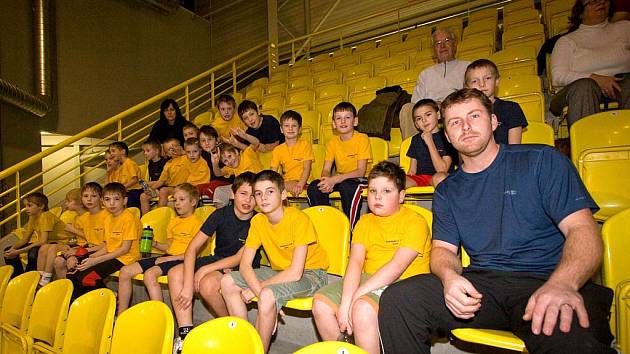 Mladí basketbalisté ZŠ Otická.