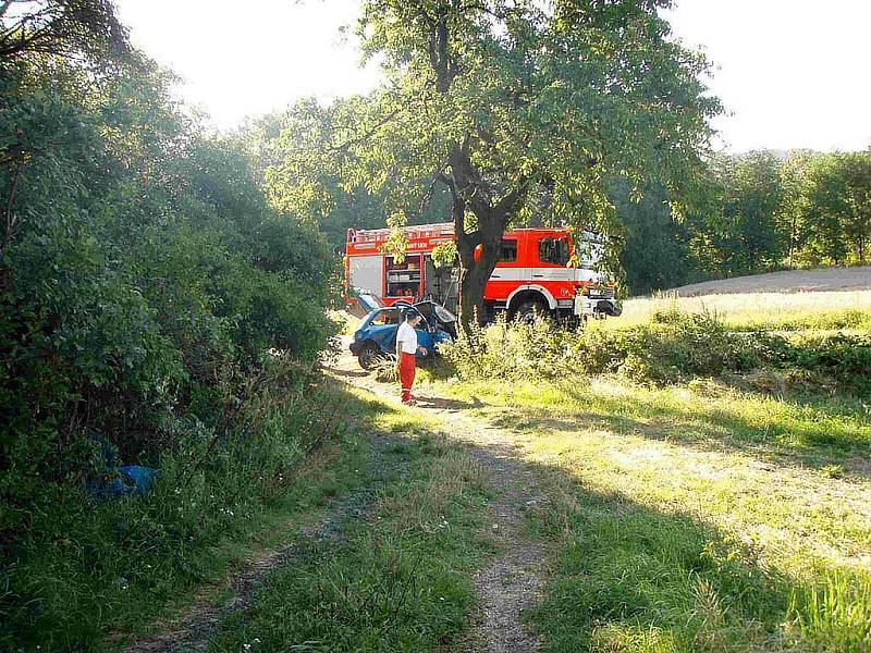 Dopravní nehoda u Bílovce-Bravinné, kde zahynul muž z Budišova nad Budišovkou.