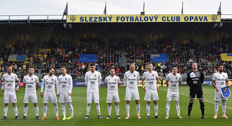 Zápas 15. kola fotbalové FORTUNA:LIGY mezi SFC Opava a FC Baník Ostrava.