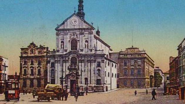 Pohled na kostel z roku 1910.