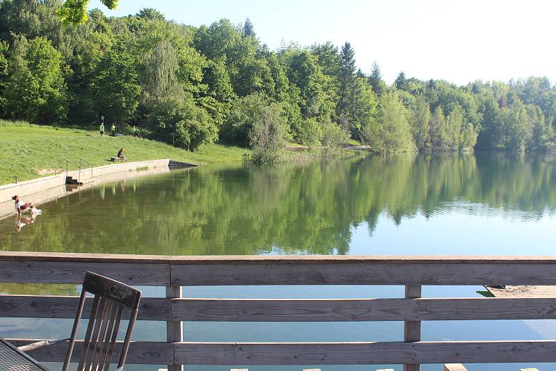 Stříbrné jezero v Opavě prochází revitalizací. Ilustrační foto.