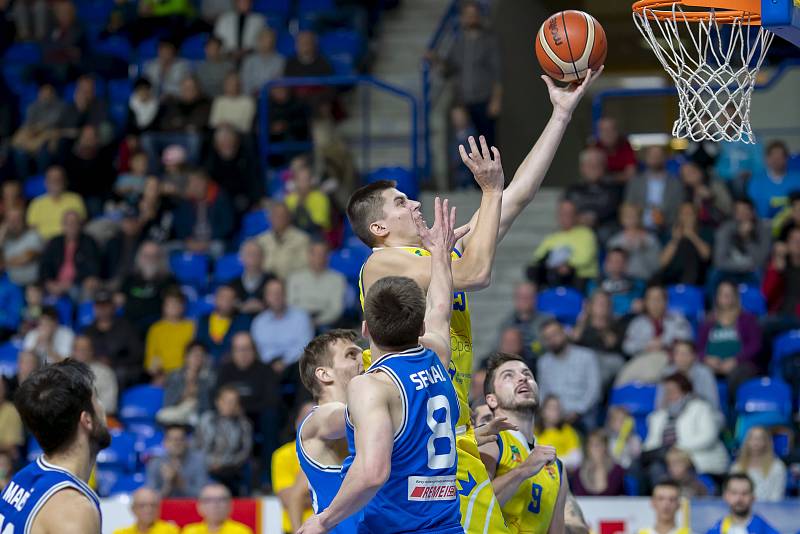 BK Opava - USK Praha, 6. kolo basketbalové Kooperativa NBL, 30. října 2019.