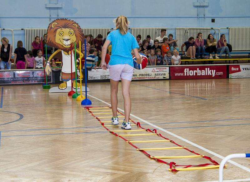 Velká basketbalová roadshow se konala v tělocvičně Základní školy Otické v Opavě. 