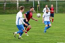 Zápas 14. kola I.B třídy, skupiny B, TJ Vřesina - Hrabová 2:2.