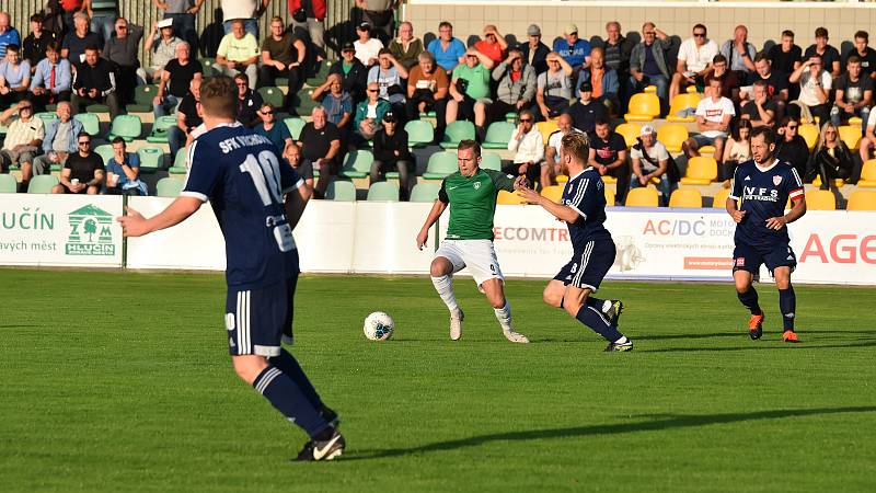 Hlučín – Vrchovina 1:2 (2. kolo MSFL, 6. 8. 2021).