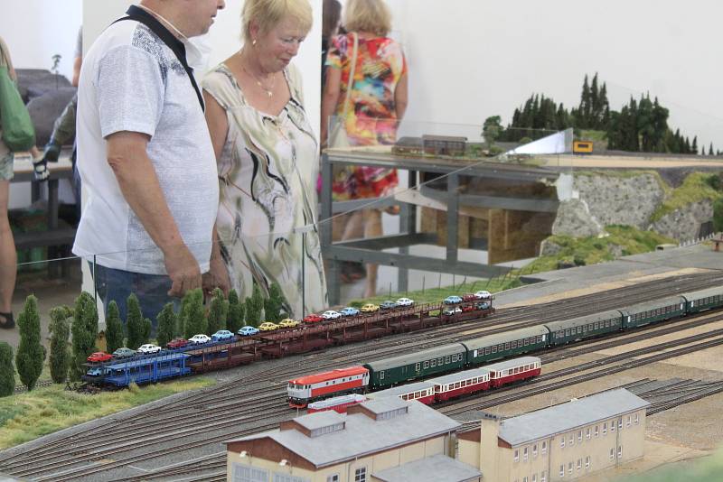 Model kolejiště v Opavě, 10. července 2021, Opava.