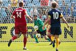 Zápas 22. kola Fortuna národní ligy mezi SFC Opava a FK Fotbal Třinec.