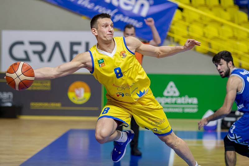 BK Opava - USK Praha, 6. kolo basketbalové Kooperativa NBL, 30. října 2019.